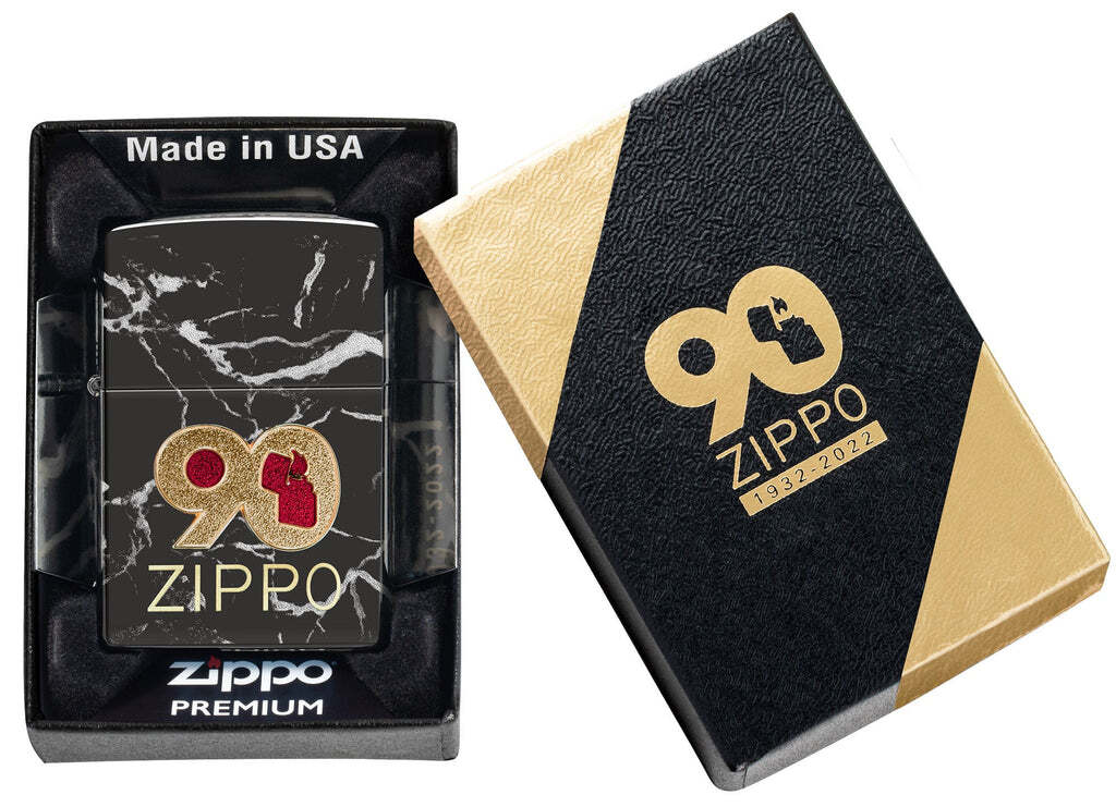 Zippo Windproof 360 Degree 90th Anniversary Commemorative Lighter, 49864, NIB