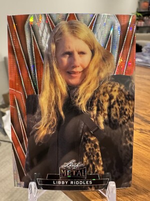 2024 Leaf Metal Women of Sport Libby Riddles #/9 SSP Female Iditarod Winner  