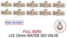 X10 15mm FULLBORE ISOLATION BALLOFIX VALVE C/P *FREE DEL* *BULK BUY CHEAP PRICE*