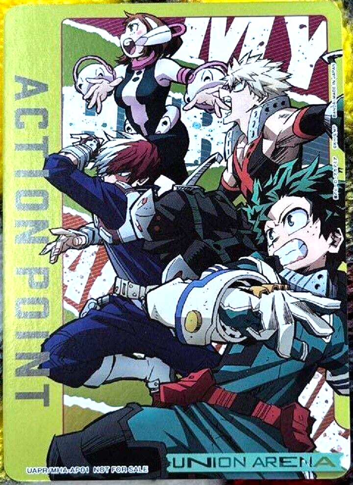 Union Arena Card My Hero Academia Foil Ver. Action Point AP Rare