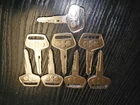 2pcs Komatsu 787 Key for Construction Equipment Wheel Loader Mini Excavator Digger