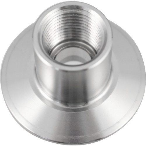 2" Tri-clamp X 3/4" female NPT adapter Fitting Stainless - 3/4 in FPT x 2 in TC