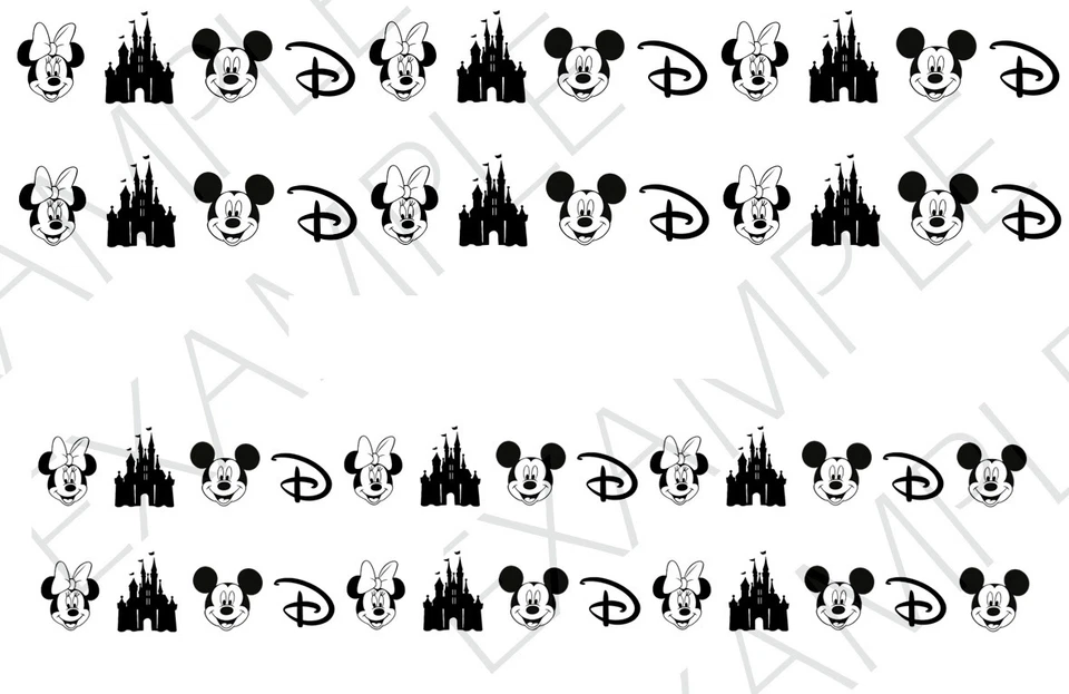 DISNEY Nail Art Stickers Transfers Decals Set of 50 - A1211 - Image 2 of 4