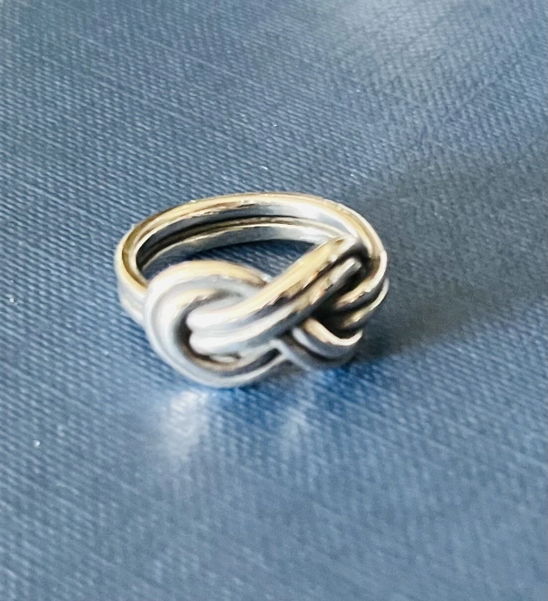 James Avery RETIRED Double Knot True Love Ring Size 5