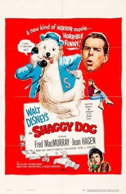SHAGGY DOG, THE (1959) 28360   Old English Sheepdog Movie Poster  Fred McMurray