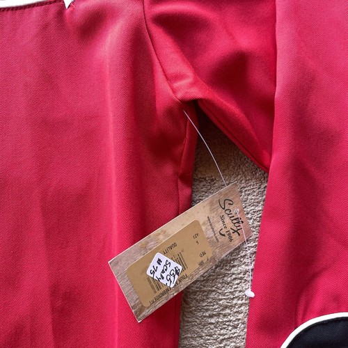Scully Shirt Mens Small Red Pearl Snap Embroidered Cards Poker Western Cowboy - Picture 5 of 12