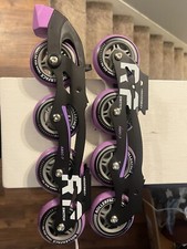 Rollerface 76mm 82A PU Purple Rollerblade Wheels In Frame