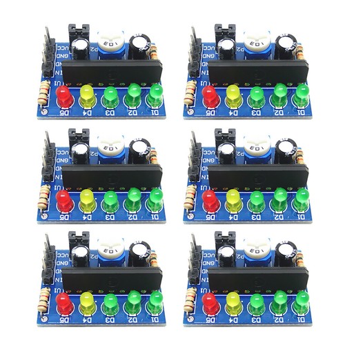 Gettimore Stereo LED VU Meter - Audio Pegelanzeige 12V/24V Mit 7 Anzeigemodi