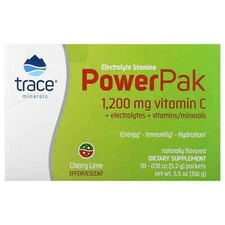2 X Trace Minerals �, Electrolyte Stamina PowerPak, Cherry Lime, 30 Packets, 0.1