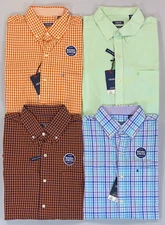NEW Men's IZOD Premium Essentials Natural Stretch Long Sleeve Button-Up Shirt