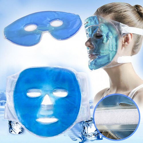 Cooling Mask Hot Cold Gel Pack Face Mask Beauty Relax Facial Skin Care Ice Mask - Picture 11 of 41