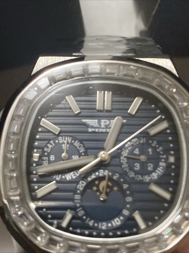 PINDU Design Mens Watches Top Brand Luxury Fashion Business Automatic Watch Men' - Picture 7 of 11