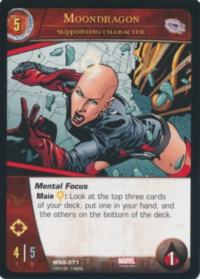MNB-071 MOONDRAGON Upper Deck Marvel VS System THE MARVEL BATTLES GUARDIANS