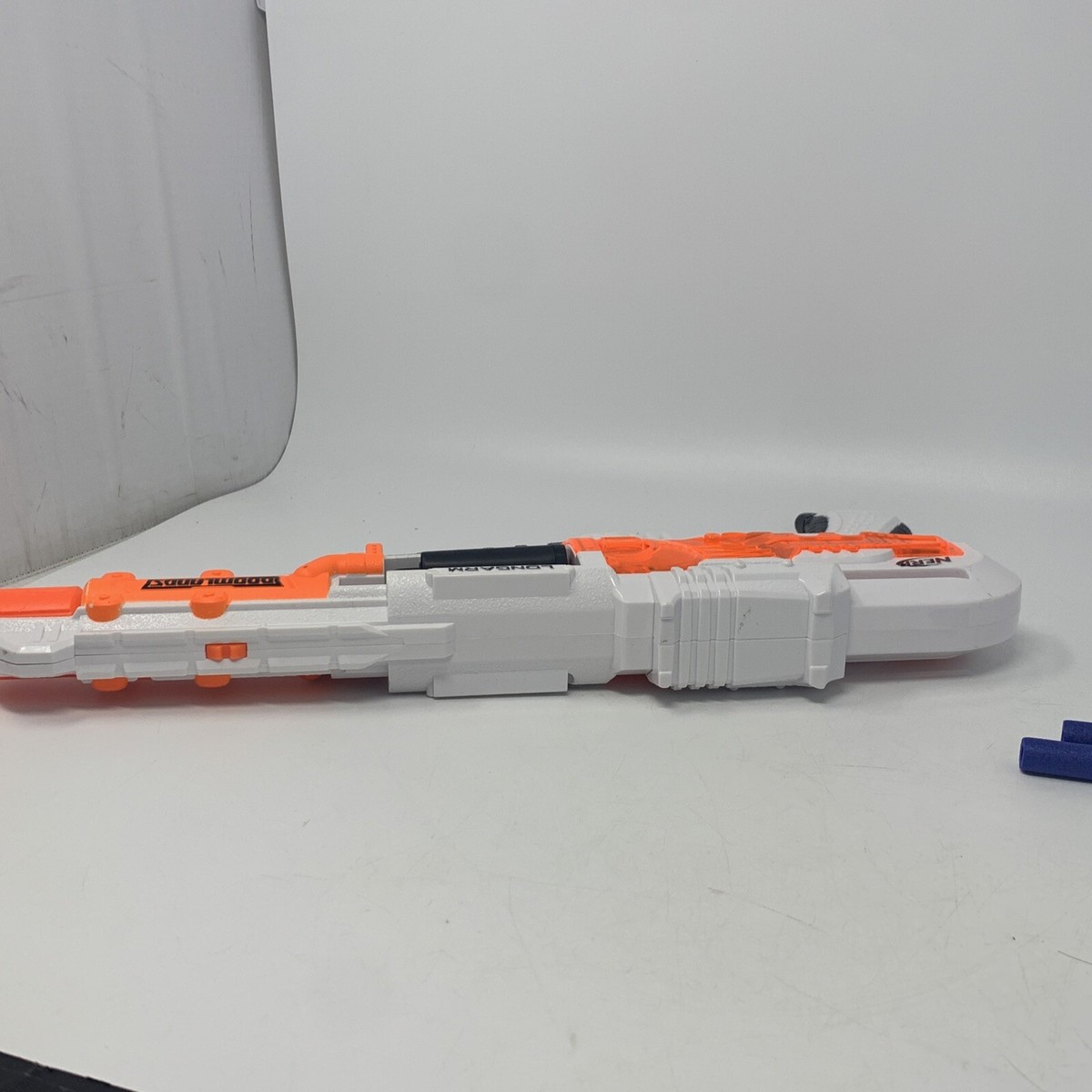 NERF ドゥームランズ　インパクトゾーン　ロングアーム Amazon.com: NERF Longarm Doomlands Toy Blaster with Flip