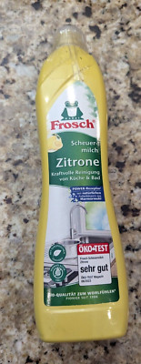 Frosch Bathroom Kitchen Scouring Cream Cleaner Lemon 500 ml