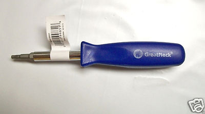 6-in-1 Torx Driver Great Neck Star Screwdriver #99831, Blue Handle, Lot of 6