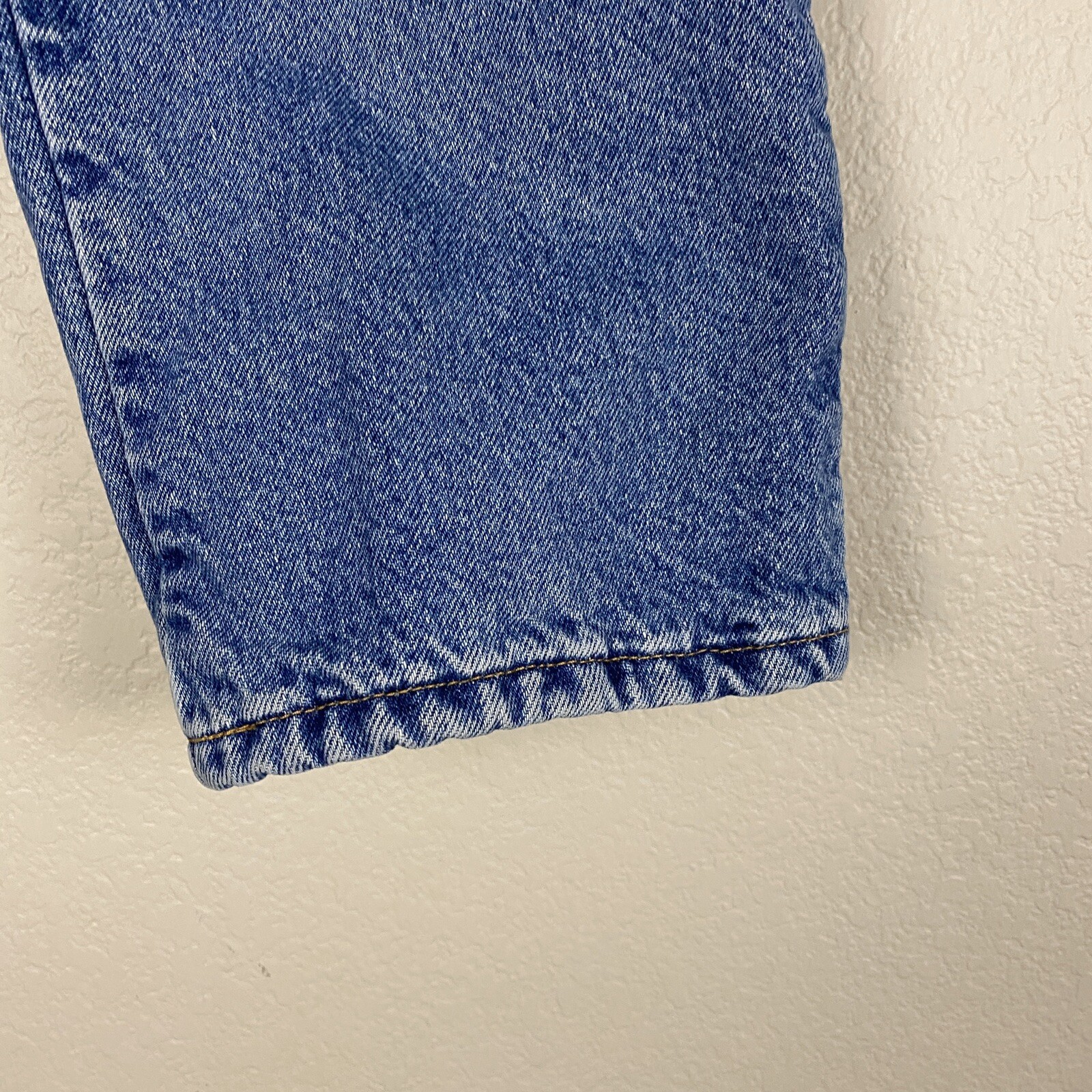 LL Bean Fleece Lined Jeans Denim Womens Vintage image 2