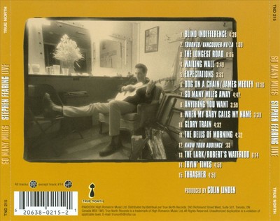STEPHEN FEARING - SO MANY MILES NEW CD