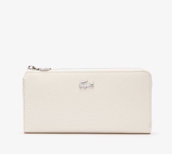 Ladies Wallet Lacoste Zipper Wallet LACOSTE Ladies Slim Zip Wallet