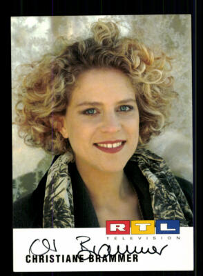 Christiane Brammer RTL autograph card original signed ## BC 185527