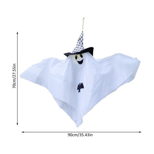 Halloween Decorations Outdoor Scary Ghost White Flying Ornament Party Decor - Picture 9 of 9