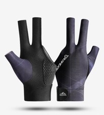 Billiards Pool Glove 3 fingers Multi-color for Left/Right Hand Men