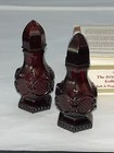 Vintage Avon 1876 Cape Cod Collection Ruby Red Salt and Pepper Shakers Mfg 1978 — photo 1