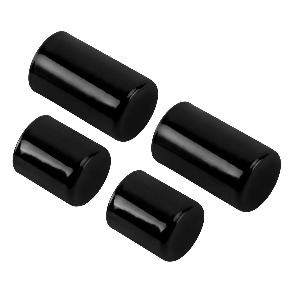 4x Black Docking Hardware Point Cover Kit Fit For Harley Touring 4x Black Docking Hardware Point Cover Kit Fit For Harley Touring