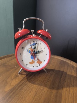 Alter DONALD DUCK Wecker / Glockenwecker von Walt Disney, digitech,  Werbeuhr