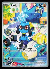 Riolu 215/198 Holo Illustration Rare Scarlet & Violet Pokemon Card on eBay