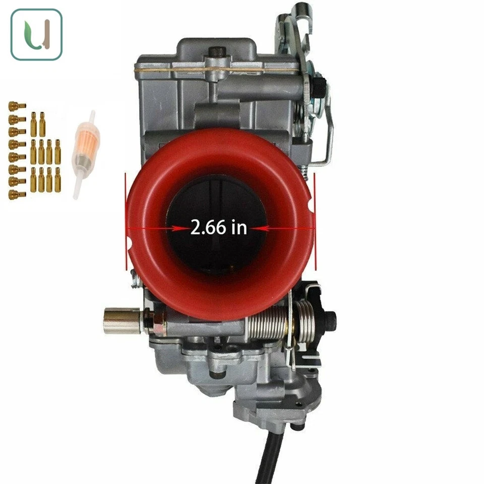 Carburador de carburador para motor de carreras Suzuki DR650 TT600 Foto 2 de 4