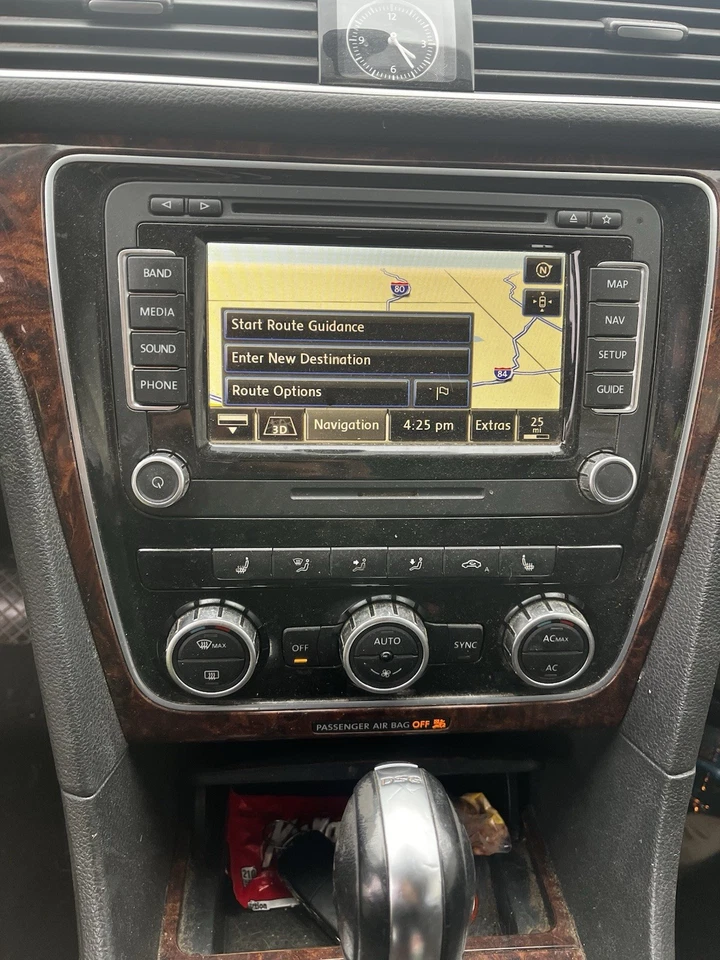 VOLKSWAGEN PASSAT CC 2010-2015 RADIO NAVEGACIÓN GUARDABARROS AUDIO RNS-510 3C8035684E Foto 4 de 4