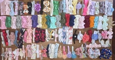 100 CT Baby Girls' Headbands (Includes 2 NWOT Bamboo Headbands)
