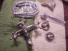 Clawfoot Tub Faucet Polished Chrome With Hand Shower Claw Foot Bathtub Complete