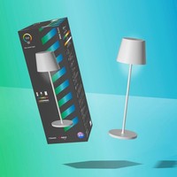 tint Smart Home Tischleuchte Dalia, White, Rgbww, Zigbee