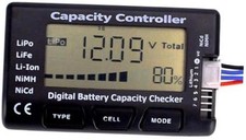 RC Cellmeter 7 Digital Battery Capacity Checker Controller Tester Voltage black