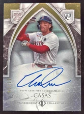 2023 Transcendent Collection Rookie Showcase Auto #TCRA-TCA Triston Casas RC /20