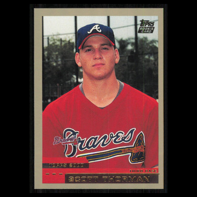 Scott Thorman Rookie #T89 2000 Topps Traded - Rookies Atlanta Braves Baseball NM