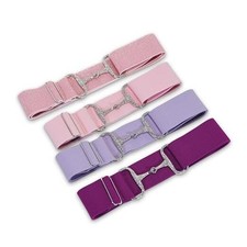 Kids 4pc Gift Set -1.5 inch Equestrian Belt for Horseback Riding with