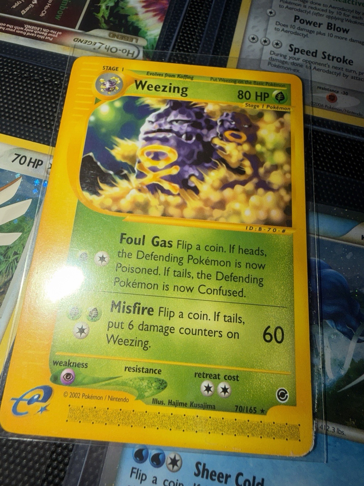 Weezing Expedition Series 70/165 Non Holo Pokemon TCG Vintage Near Mint NM