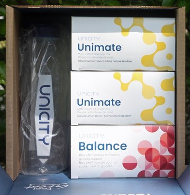 Unicity Feel Great System: 2 Unimate Lemon + 1 Mixed Berry Balance, 07/2027 Exp.
