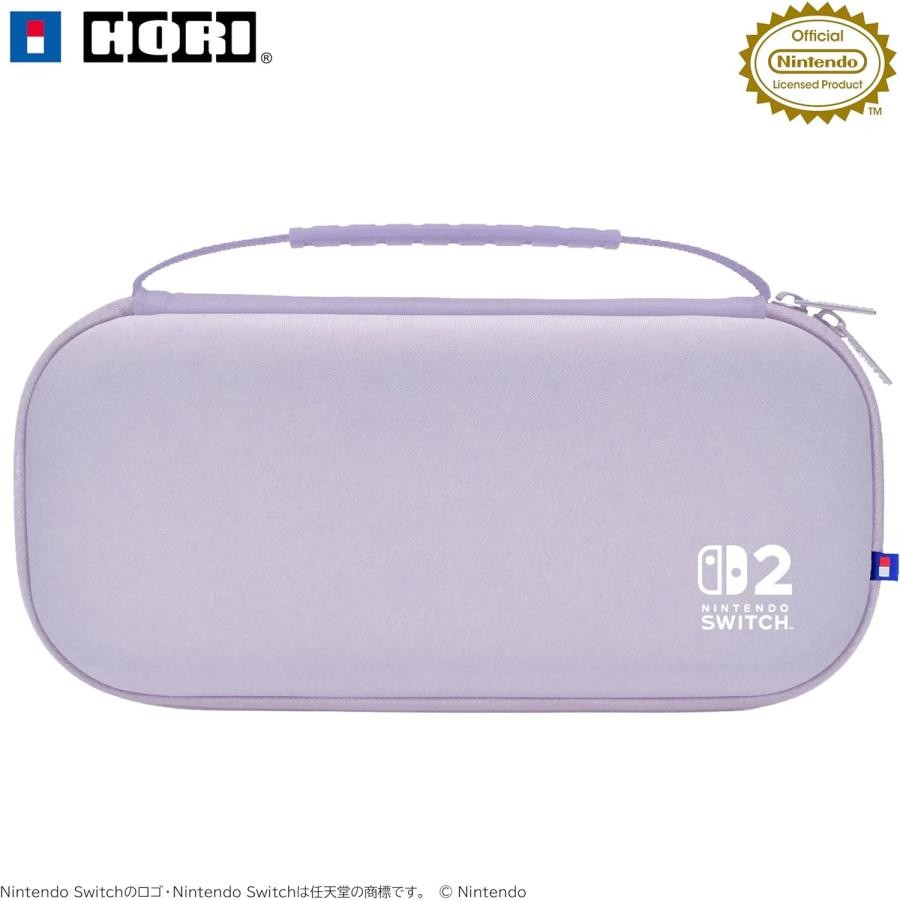 Slim Hard Pouch case Plus for Nintendo Switch 2 Pastel Purple HORI