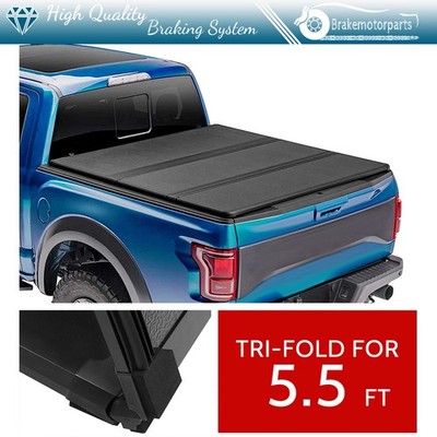 Hard 3-Fold Truck Bed Tonneau Cover For 04-20 Ford F150 4.2L 4.6L 5.4L 5.5ft Bed
