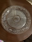 Vintage 3 Part Divided Indiana Glass Daisy Pattern — photo 3