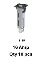 Qty 10 E-T-A Single pole thermal reset 16A circuit breaker 1115-F111-P1T1-16A