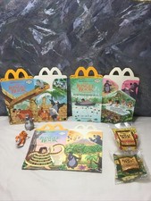 Vtg 1990 McDonalds Happy Meal Toys Disney The Jungle Book, Complete Set boxes