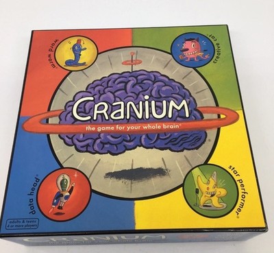 Cranium The Game for Your Whole Brain Board Game 2002 Edition Missing Clay