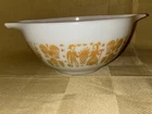 Vintage Pyrex 1 1/2 Qt. Cinderella Amish Butterprint Pumpkin Excellent ++