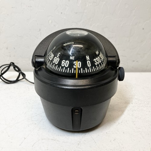 Vintage Ritchie Marine Compass B-51 Lighted - Tested No Mounting Bracket