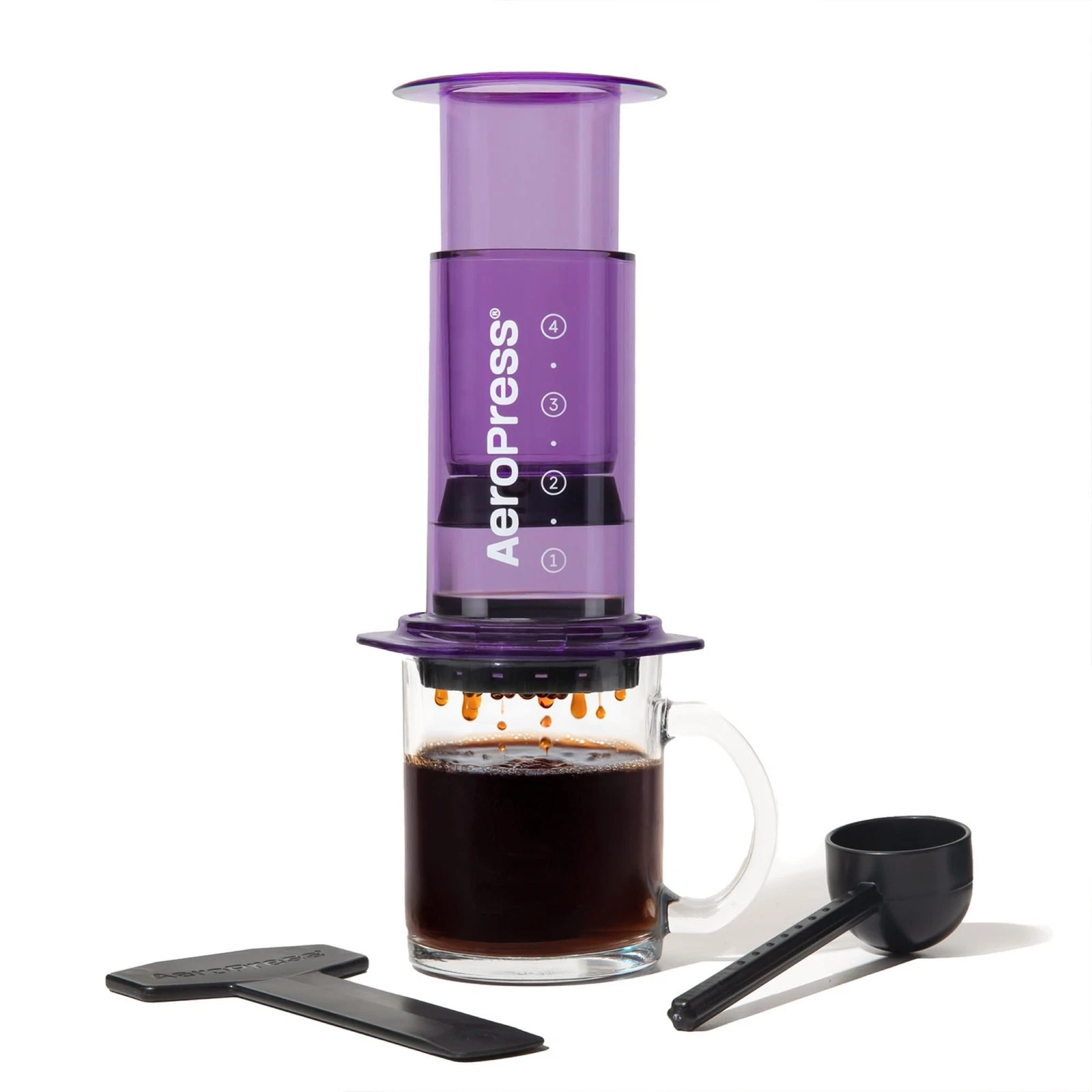 AeroPress Clear Purple Coffee Press - All-in-One French Press, Pour-Over
Opens in a new window or ta